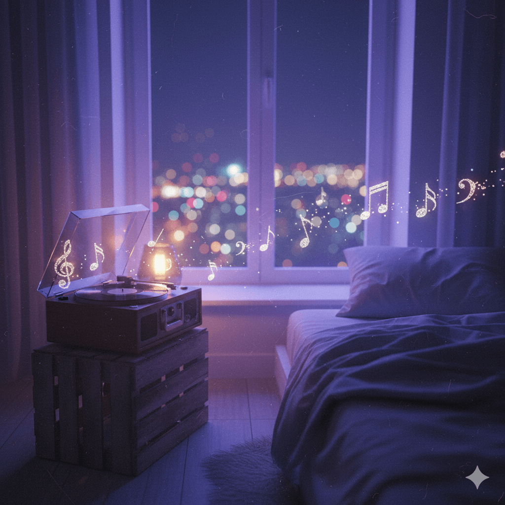 YES Music Lofi Vocal Cover Art - AI Generated Mystery Music