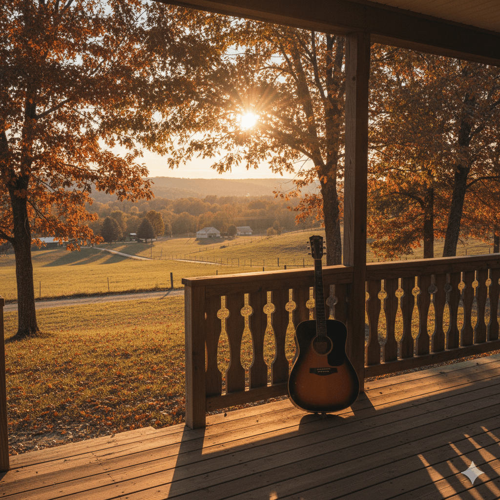 YES Music Folk Country Cover Art - AI Generated Acoustic Music